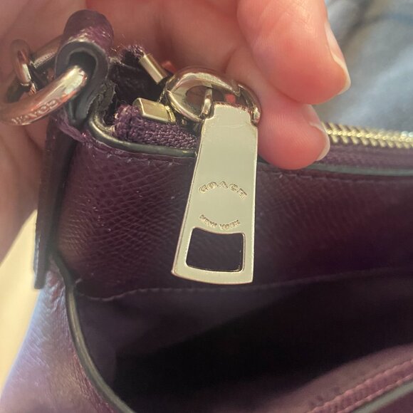 Coach Purple Kitt Messenger Crossbody Bag - Picture 9 of 13